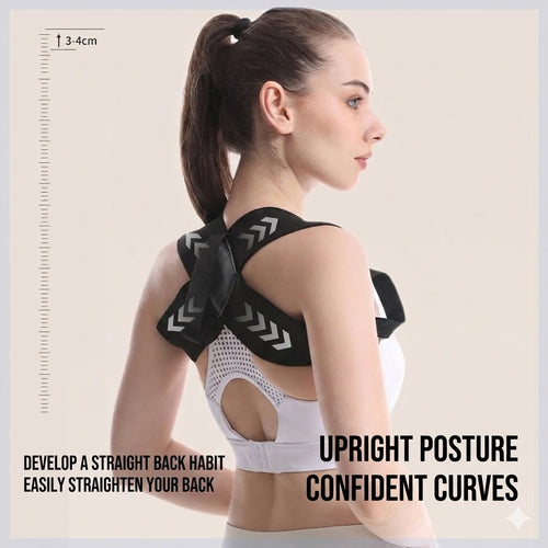 Women's Breathable Posture Corrector Belt — Spine Alignment & Back Support - view 1 | Bella Femina