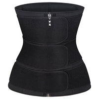 Triple-Band Waist Trainer with Zipper — Heavy-Duty Core Compression - view 1 | Bella Femina