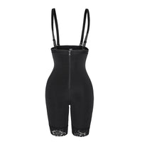 Contour Sculpting Bodysuit with Lace Trim — Adjustable Full-Body Shaper - view 5 | Bella Femina
