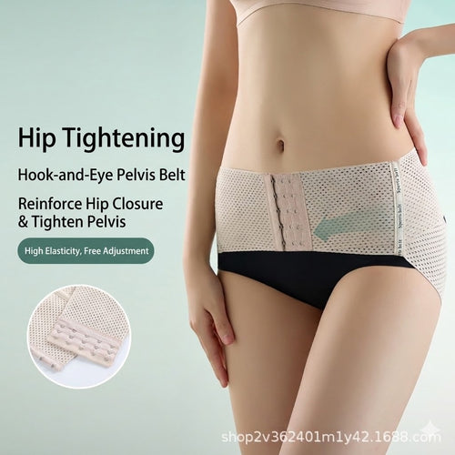 Postpartum Hip Lift & Pelvic Recovery Shaper — Adjustable Compression - view 1 | Bella Femina