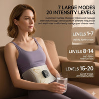 EMS Waist Toning & Massage Belt — Smart Muscle Stimulation for Core Sculpting - view 1 | Bella Femina