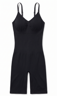Open Back Seamless Waist Shaping Bodysuit - Plus Size