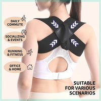 Women's Breathable Posture Corrector Belt — Spine Alignment & Back Support - view 4 | Bella Femina