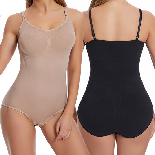 Open-Bust Shapewear Bodysuit for Women - Postpartum Tummy Control with Butt Lift