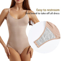 Seamless Hip Lift Open Crotch Shaping Bodysuit