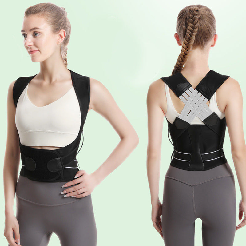 Adjustable Posture Corrector Belt — Back Support & Shoulder Alignment Brace - view 1 | Bella Femina