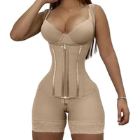 Colombian-Style 15-Steel Bone Waist Trainer — Firm Compression Corset Belt - view 3 | Bella Femina