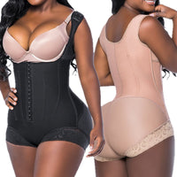 9-Bone Full Body Shaper for Women - Waist Cincher with Butt Lifter