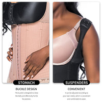 9-Bone Full Body Shaper for Women - Waist Cincher with Butt Lifter
