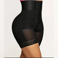Plus Size High Waist Shapewear Shorts - Tummy Control & Hip Lift Pants