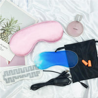 Heated Silk Eye Mask — Thermal Sleep Therapy for Deep Rest - view 4 | Bella Femina