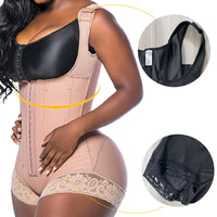 9-Bone Full Body Shaper for Women - Waist Cincher with Butt Lifter