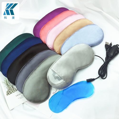 Heated Silk Eye Mask — Thermal Sleep Therapy for Deep Rest - view 1 | Bella Femina