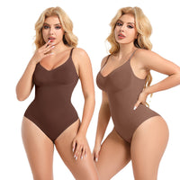 Seamless Full Body Shapewear for Women - Plus Size Compression Bodysuit