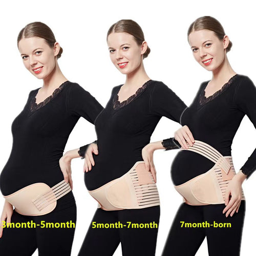 3-Piece Maternity Belly Support Belt Set — Prenatal Back & Pelvic Relief - view 2 | Bella Femina