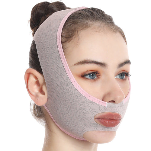 Face shaping mask, lifting nasolabial folds, sleeping elastic bandage, face slimming artifact, improving double chin, anti-sagging, and tightening