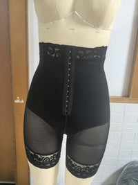 Butt-Lifting Sculpt Shorts — Lace-Trim Thigh Compression Shaper - view 6 | Bella Femina