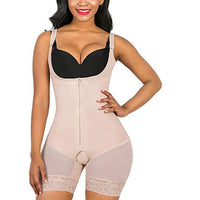 Full-Body Sculpting Bodysuit with Zipper — Seamless Compression Shapewear - view 3 | Bella Femina