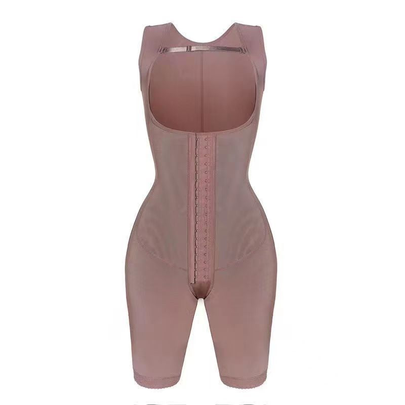 High-Waist Lace Tummy Control Shaper — Floral Compression Brief - view 1 | Bella Femina