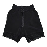 Butt-Lifting Sculpt Shorts — Lace-Trim Thigh Compression Shaper - view 4 | Bella Femina