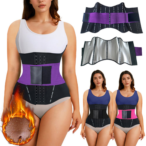 Waist Trainer Corset for Women – Sweat Belt for Workout & Fitness