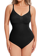 Seamless Full Body Shapewear for Women - Plus Size Compression Bodysuit