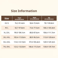 Seamless Full Body Shapewear for Women - Plus Size Compression Bodysuit