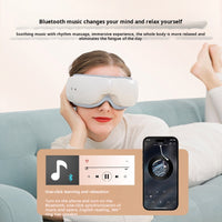 Bluetooth Eye Massager with Vibration - Smart Eye Mask for Relaxation